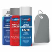 lakier samochodowy w sprayu zestaw naprawczy peugeot ezrc gris aluminium