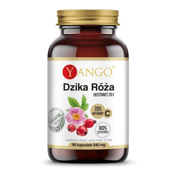 YANGO Dzika Róża - ekstrakt (90 kaps.) zdjęcie 1