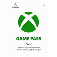 XBOX GAME PASS CORE 6 MIESIĘCY / 180 DNI - KLUCZ AKTYWACYJNY