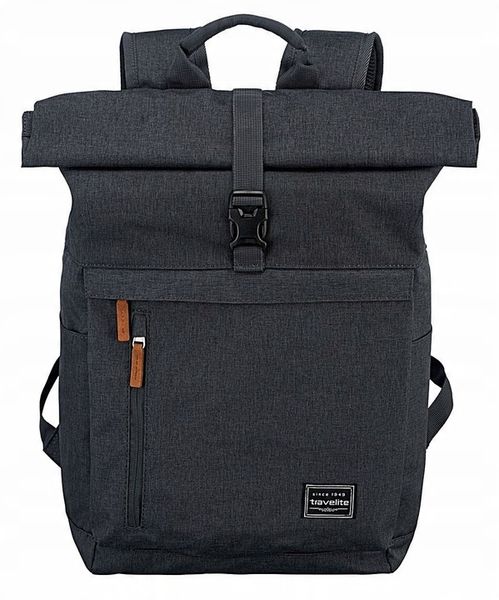 Plecak miejski rolowany Travelite Basics 35l na laptopa 15,6" antracyt zdjęcie 1