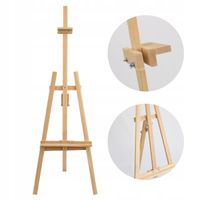 SZTALUGA DUŻA PLENEROWA DREWNIANA MALARSKA STUDYJNA 178cm POLSKA PRODUKCJA