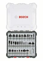 zestaw frezów 30 szt. uchwyt 8mm - b 2607017475