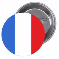 Przypinki buttony FLAGA FRANCJA znaczki z grafiką