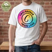 Biała koszulka Organic Cotton z Twoim nadrukiem M