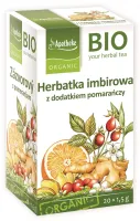Herbatka Imbir - PomaraŃcza BIO (20 x 1,5 g) 30 g - Apotheke
