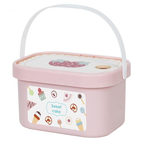 TOOKY TOY Drewniany Zestaw Małego Cukiernika Słodkości do Krojenia na Rzepy w Pudełku Cukiernia Tort Sweet Cake na Arena.pl