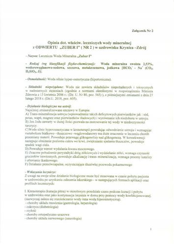 Zuber woda lecznicza trawienie 0,5 l x 12 sztuk na Arena.pl