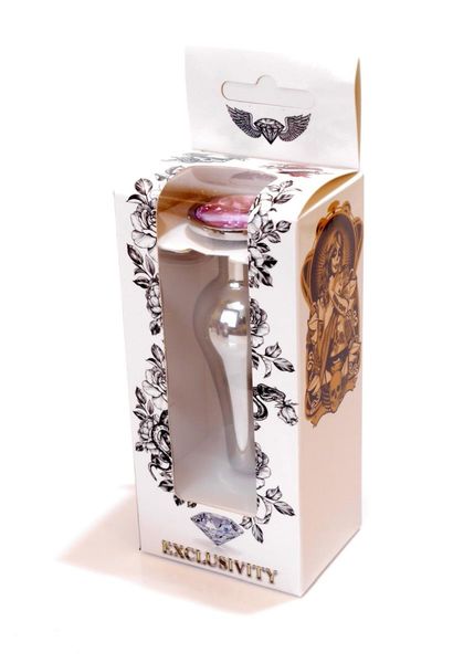 Plug-Jewellery Silver Butt Plug- Rose zdjęcie 10