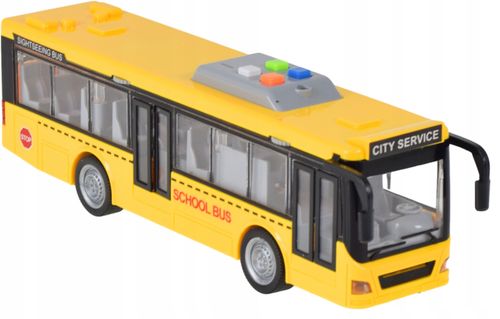 AUTOBUS SZKOLNY CITYBUS MIEJSKI NA BATERIE POJAZD BUS ZABAWKA DLA DZIECI na Arena.pl
