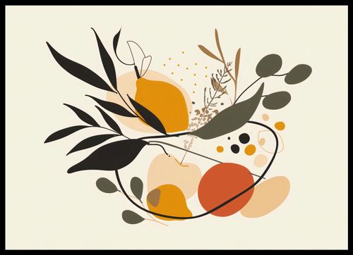 Plakat 70x50cm Botaniczny Wir na Arena.pl