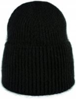 Czapka zimowa damska Buckland - angorowa, ciepła i miła Czarny