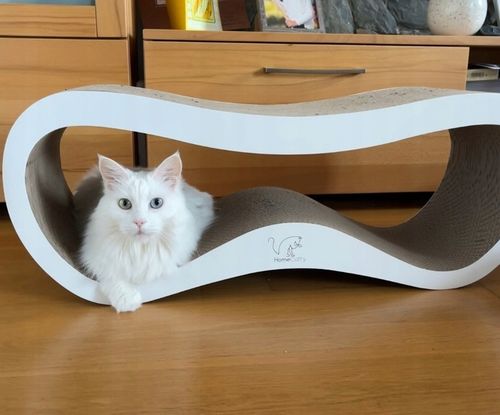 DRAPAK DLA KOTA KARTONOWY DUŻY LEGOWISKO 75x26x25 cm HomeCatty na Arena.pl