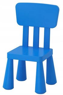 Ikea krzesełko mammut krzesło dla dzieci kolor niebieski