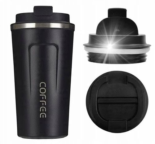 KUBEK TERMICZNY TERMOS 510 ML WYŚWIETLACZ EKRAN LCD NA SMART KAWĘ HERBATĘ na Arena.pl