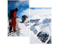 60X60CM NARCIARSTWO EKSTREMALNE ZACH DISCHNER DWU OBRAZ ŚCIAN