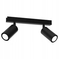 Lampa Wisząca Spot HUDSON Czarny 2xGU10 30cm Lampa Sufitowa Do Pokoju Domu