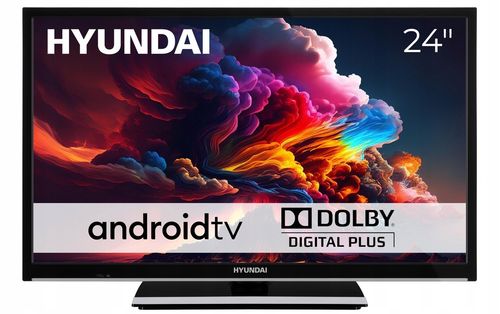 Telewizor SMART Android TV WiFi BT HYUNDAI 24'' HD LAN PC Ci APLIKACJE 12V na Arena.pl