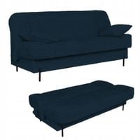 Kanapa sofa Sara rozkładana wersalka do spania Rene  niebieska