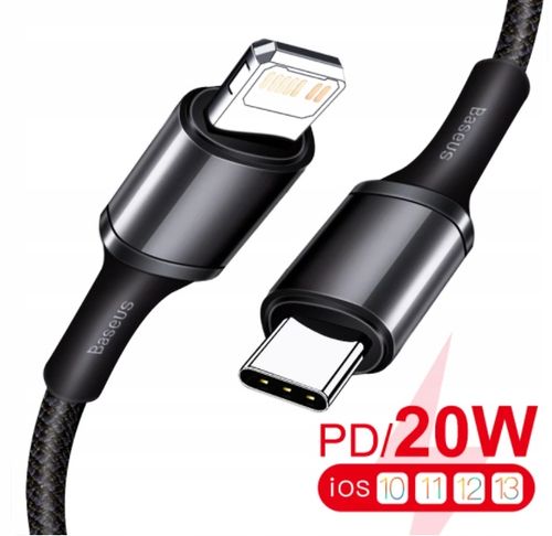 Kabel niktrade USB typ C - Apple Lightning 2 m czarny na Arena.pl