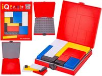 Logiczna gra zręcznościowa IQ Puzzle, Układanka, Łamigłówka, Kolorowe klocki