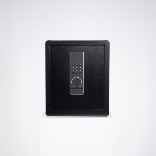 Pancerny Domowy Sejf Biometryczny Na Odcisk Palca 45x38x30 cm Czarny na Arena.pl