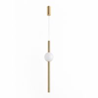 Lampa wisząca O-LINE 63 - LED, 63 cm, złoty połysk