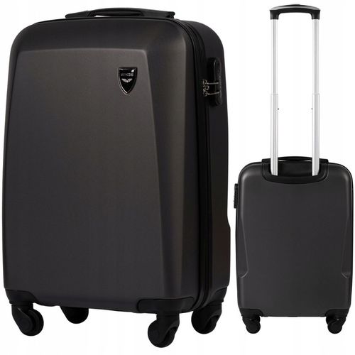 Walizka WINGS Podróżna mała Kabinowa torba Podręczna na Kółkach twarda ABS na Arena.pl