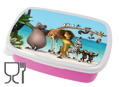 Pojemnik śniadaniowy - Lunchbox - Pingwiny z Madagaskaru na Arena.pl