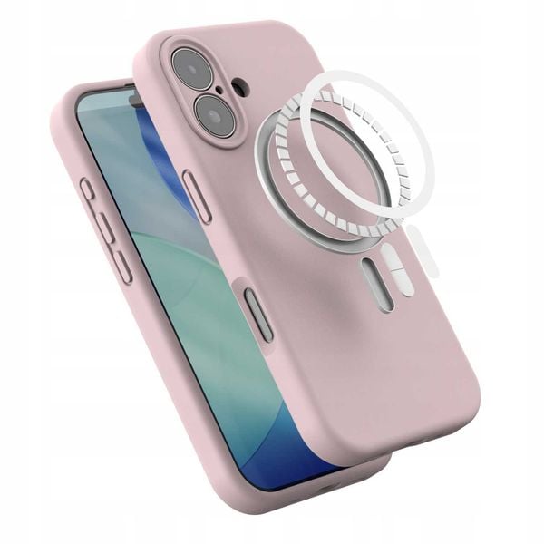 Spacecase Silicone Mag Iphone 17 Baby Pink zdjęcie 4