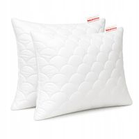 Poduszki 40x40cm 2pack jasiek jaśki antyalergiczne z zamkiem białe