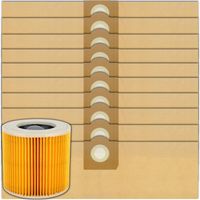 10x WORKI DO ODKURZACZA KARCHER WD3 200 MV3 FILTR GRUBSZE WZMOCNIONE