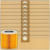 10x WORKI DO ODKURZACZA KARCHER WD3 200 MV3 FILTR GRUBSZE WZMOCNIONE