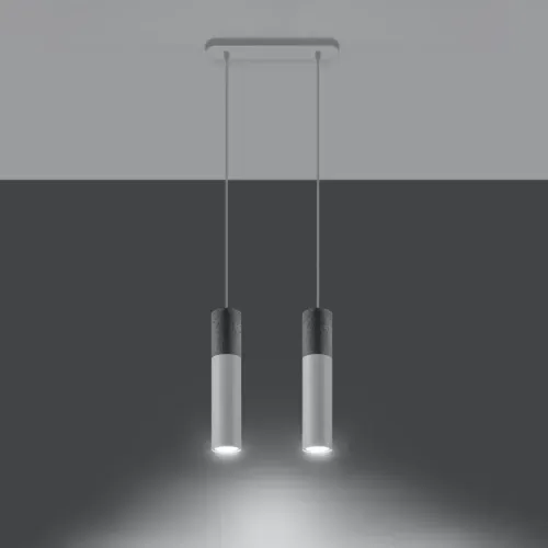 Lampa wisząca BORGIO 2 biały na Arena.pl