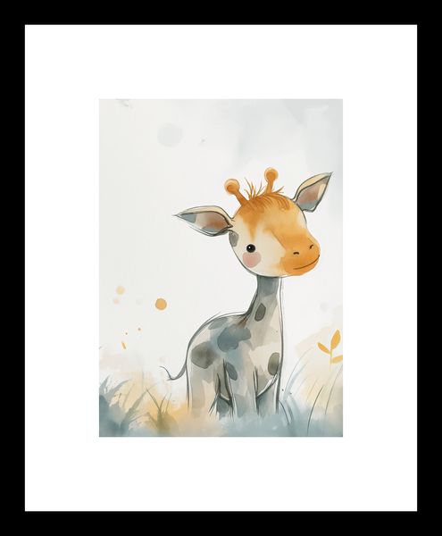 Plakat 20,5x28,4cm Mała Żyrafka zdjęcie 3