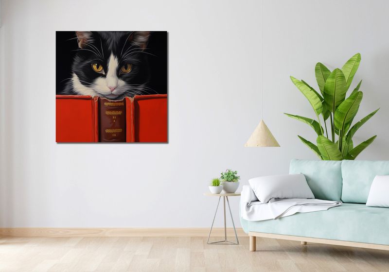 Obraz 90x90cm Koci Uczeń zdjęcie 2