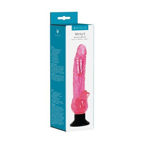 Wibrator  Me You Us Mounty 6 Realistic Vibrator Pink na Arena.pl