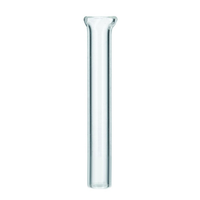 szklana rurka do tabaki 7 cm / 10 mm, typ ustnika - płaski