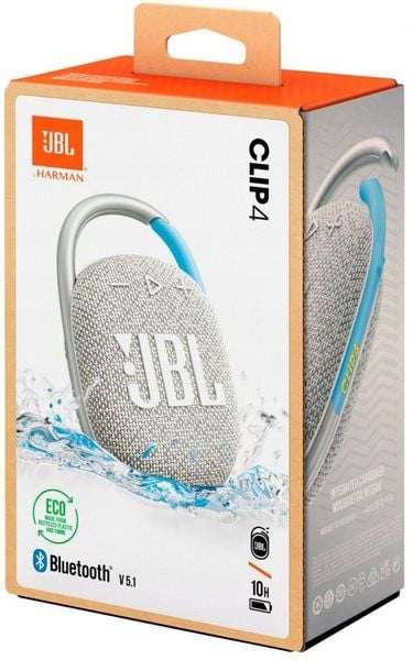 Głośnik mobilny JBL Clip 4 Eco Biały zdjęcie 14