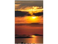 100 70CM OBRAZ PŁÓTNO CHORWACKIE SŁOŃCE PŁÓTNO RAMA