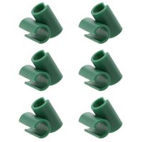 Łącznik do tyczek ogrodowych podpór 11mm łączniki kątowe 6 sztuk zielone