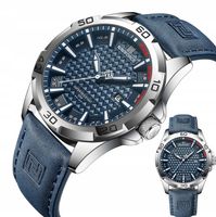 ZEGAREK MĘSKI NAVIFORCE CASUAL SPORT SKÓRZANY PASEK DATOWNIK NEOBRITE