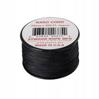 Linka ATWOOD ROPE NANO CORD 0,75MM X 91M CZARNA