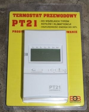 TERMOSTAT PROGRAMOWALNY ELEKTROBOCK PT21 - PRZEWODOWY na Arena.pl