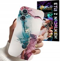 ETUI CASE DO OPPO RENO 8 LITE 5G - MARMUR WZORY DLA KOBIET PLECKI OBUDOWA