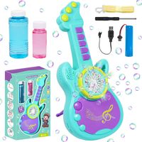Maszyna do Baniek Mydlanych Gitara Automat Muzyka LED Akumulator Płyn