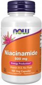 NOW Foods Niacinamide 500mg Niacynamid Wit. B3 PP ZMĘCZENIE SKÓRA 100k
