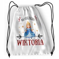 Plecak Sportowy Szkolny Dla Wiktorii Córki Dziecka Z Nadrukiem Ze Zdjęciem