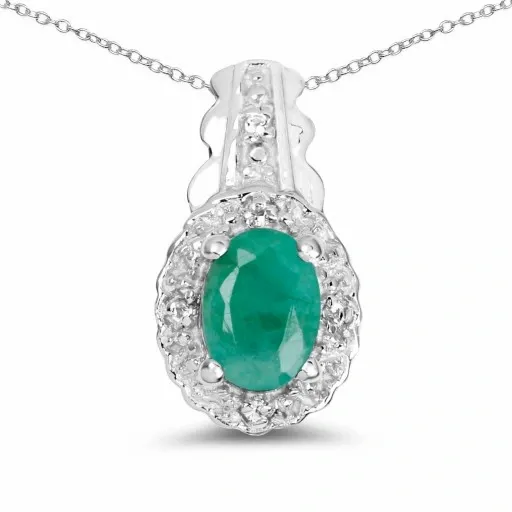 CUDOWNY SREBRNY KOMPLET ZE SZMARAGDAMI R.15 zdjęcie 4