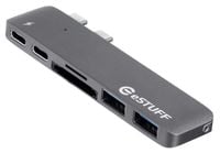 eSTUFF USB-C Slot-in Hub Pro Grey