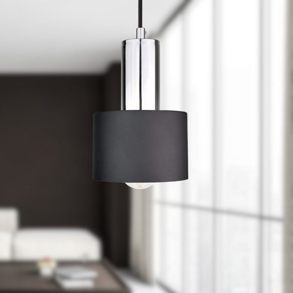 Lampa wisząca 3xE27 LUCE BLACK SILVER zdjęcie 3